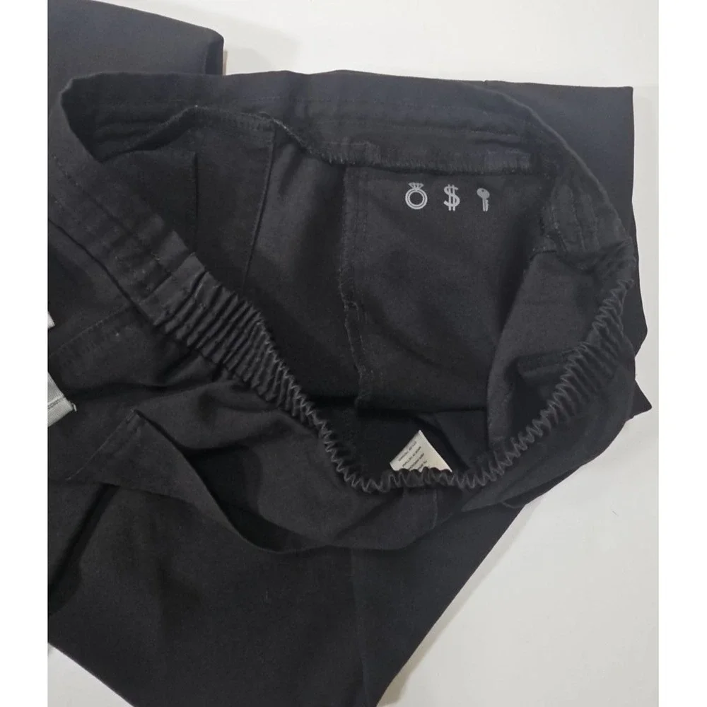 FIGS‎ Cargo Scrub Pants Utility Zip Pockets Drawstring Elastic Waist Women's XS